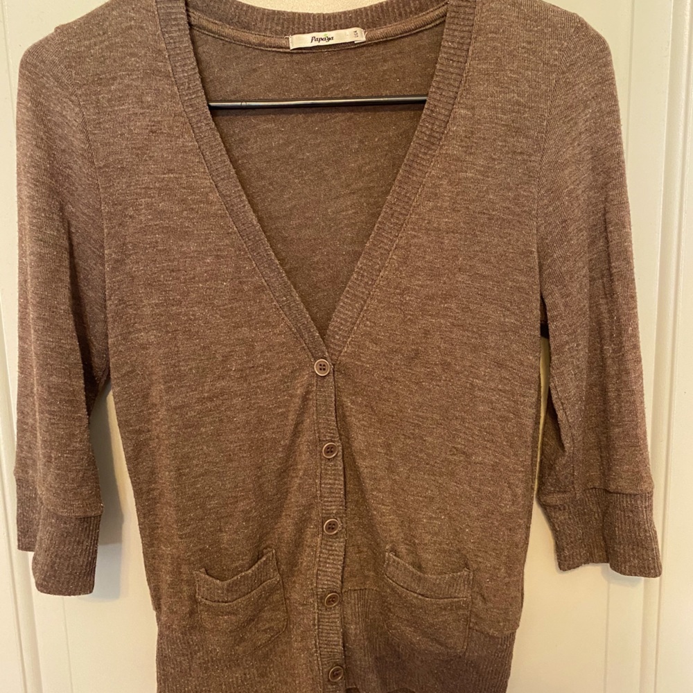 Papaya cardigan sweater